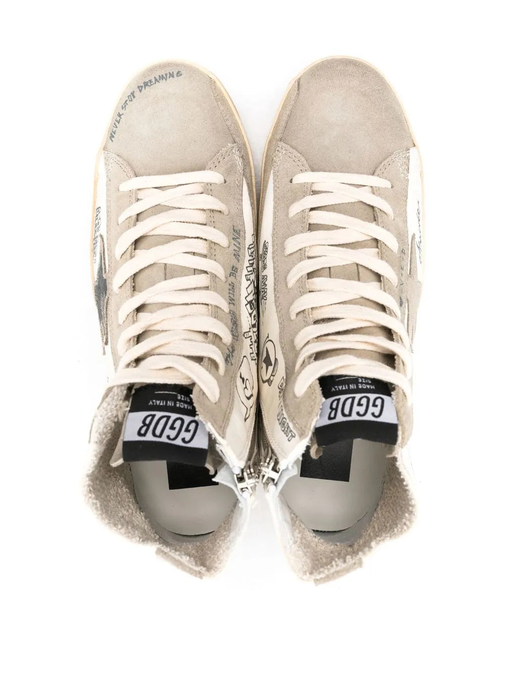 Golden Goose Francy Journey-Print High-Top