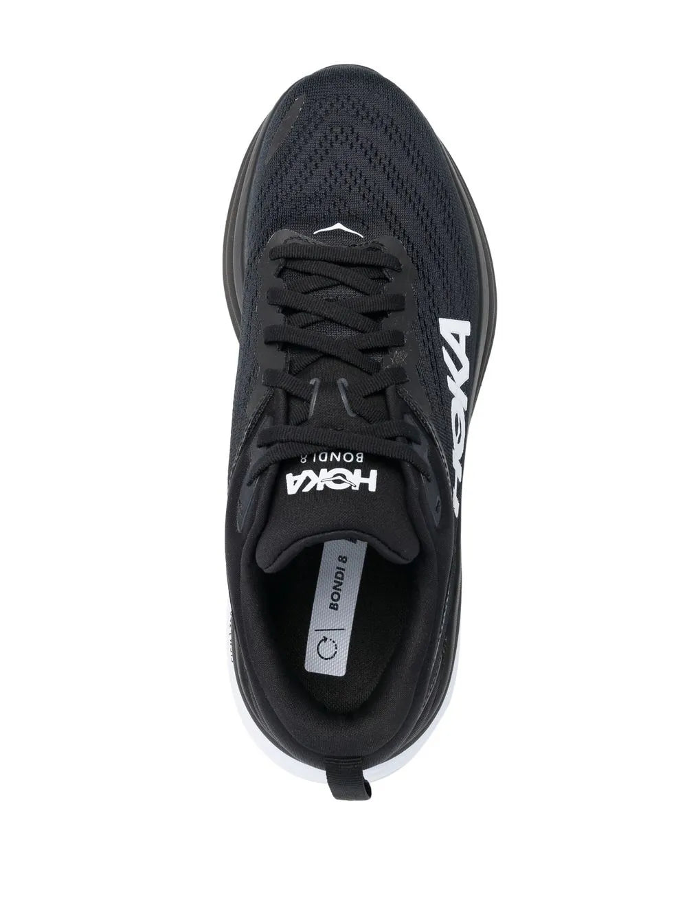 HOKA Bondi 8 Logo-Print Lace-Up