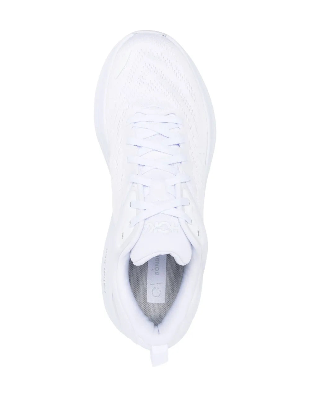 HOKA Bondi 8 Logo-Print Lace-Up