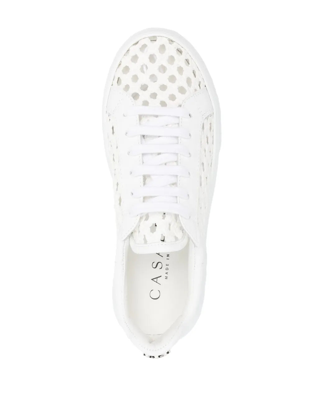 Casadei Cut-Out Low-Top Leather