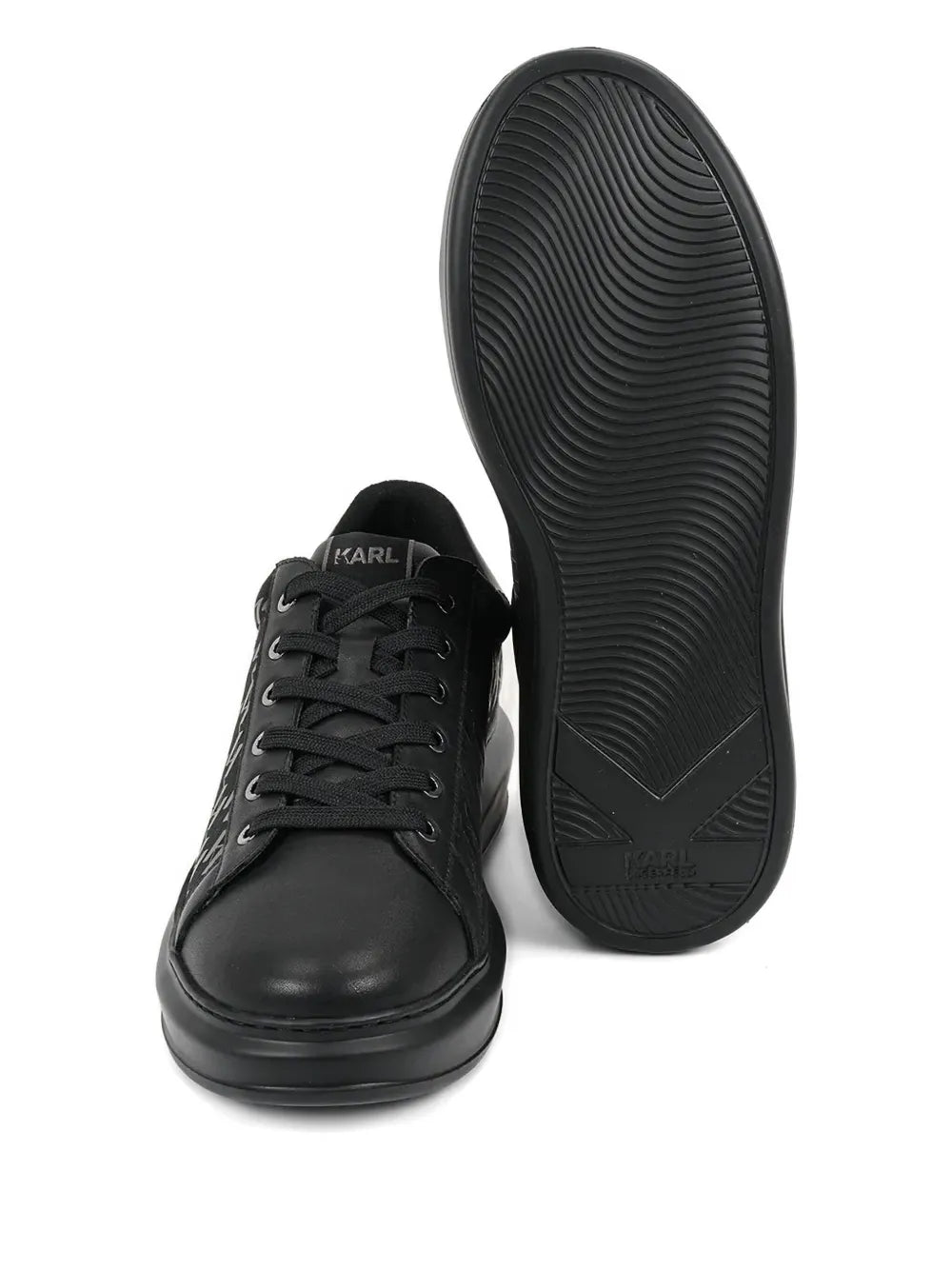 Karl Lagerfeld Monogram Platform Sneakers