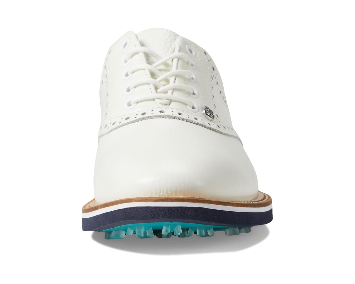 Men's GFORE Tonal Saddle Gallivanter Golf Shoes Snow/Twilight