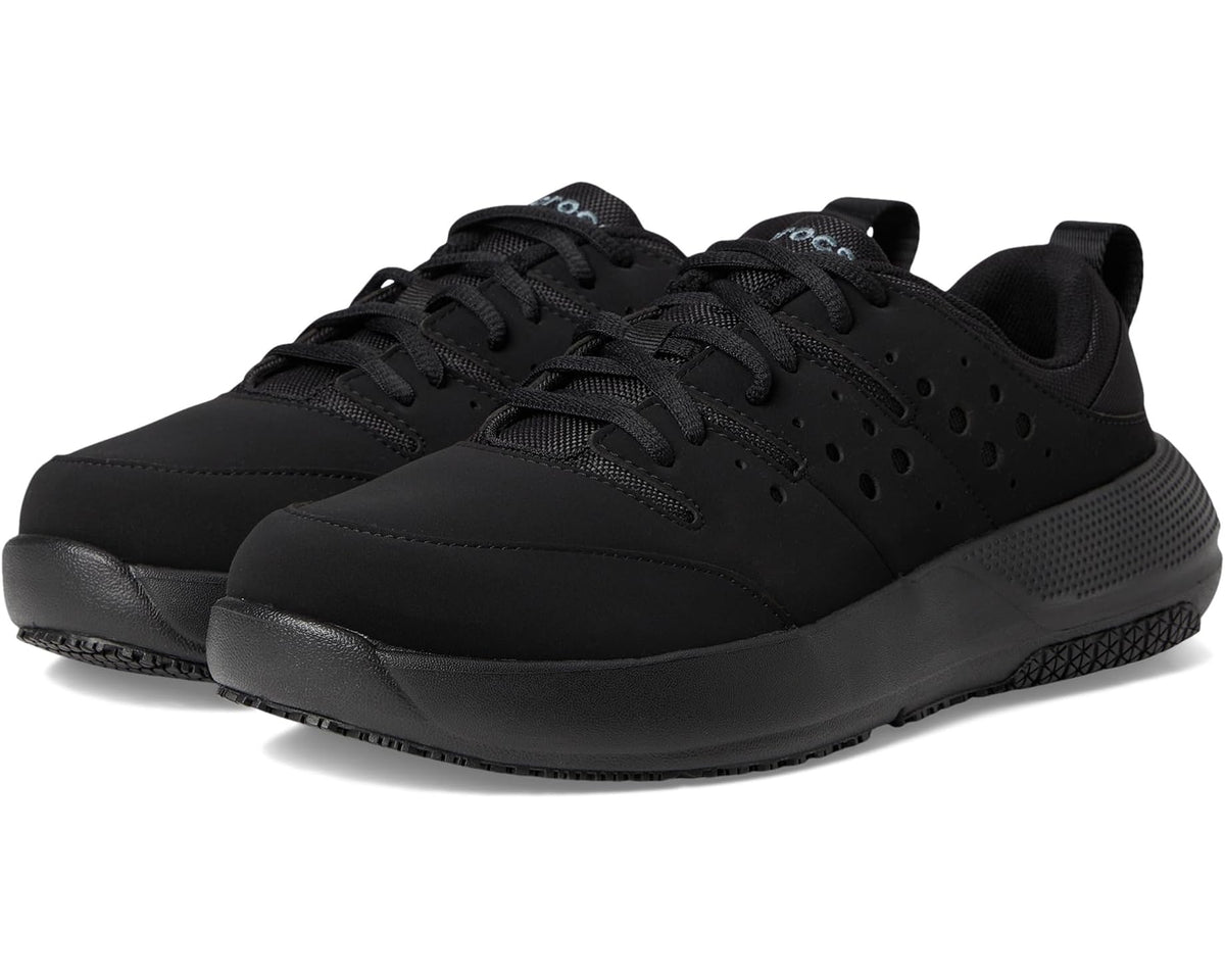 Men's Crocs Work On The Clock Work Sneaker Triple Black