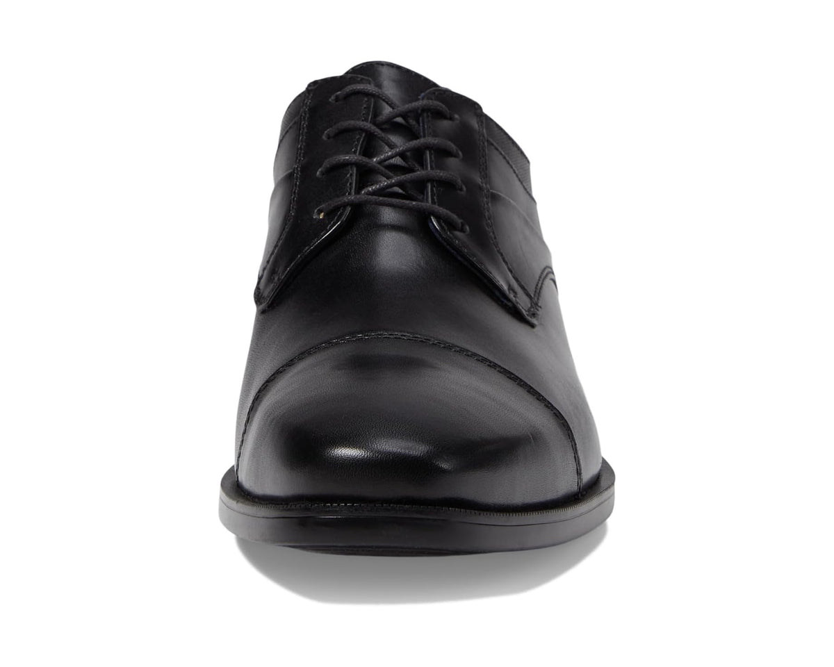 Men's Johnston & Murphy Gibbons Cap Toe Black Full Grain