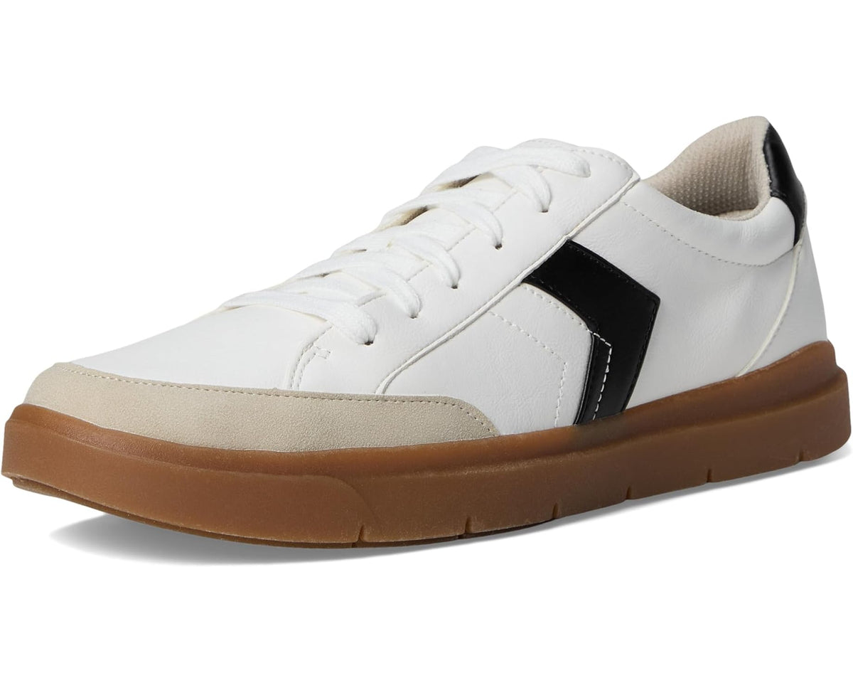 Men's Dr. Scholl's Madison Lace-Up White/Black Smooth