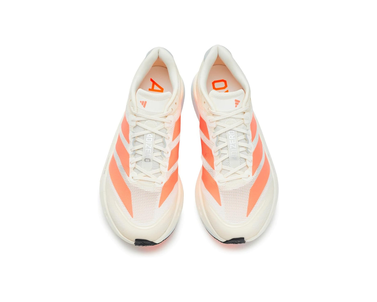 Men's adidas Adizero Boston 13 Running Shoes Off-White/Grey