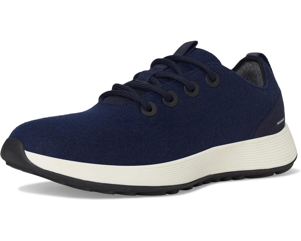 Men's Allbirds Wool Runner NZ Waterproof Dark Navy (Natural White)