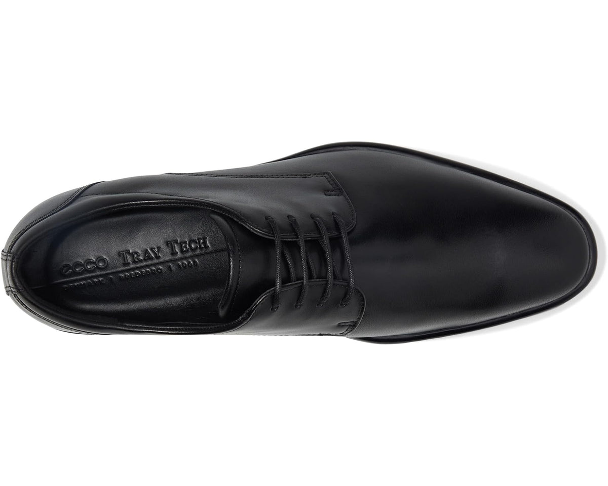 Men's ECCO Citytray Plain Toe Tie Black