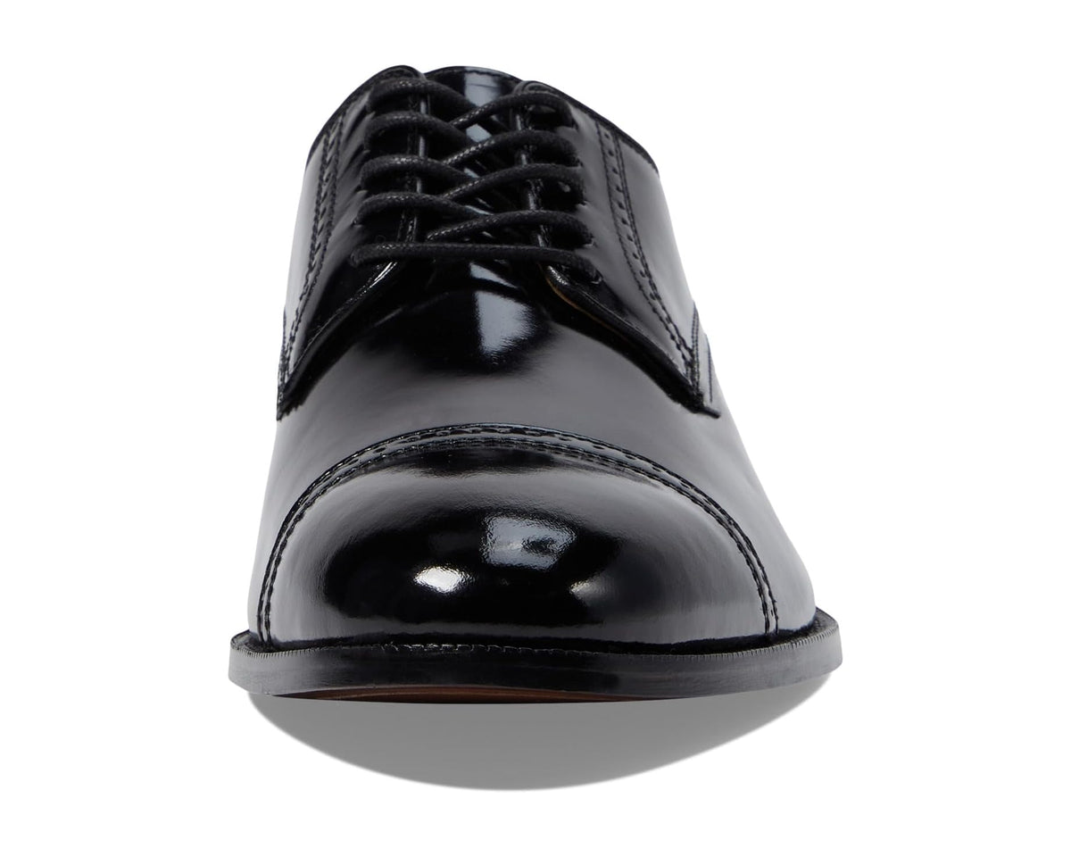 Men's Johnston & Murphy Bradford Dress Cap Toe Oxford Black Brush-Off