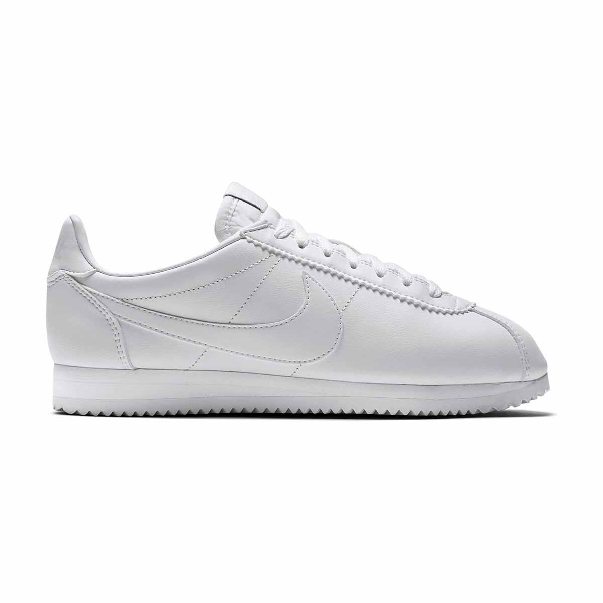 Nike Classic Cortez Womens Leather Shoes (White)