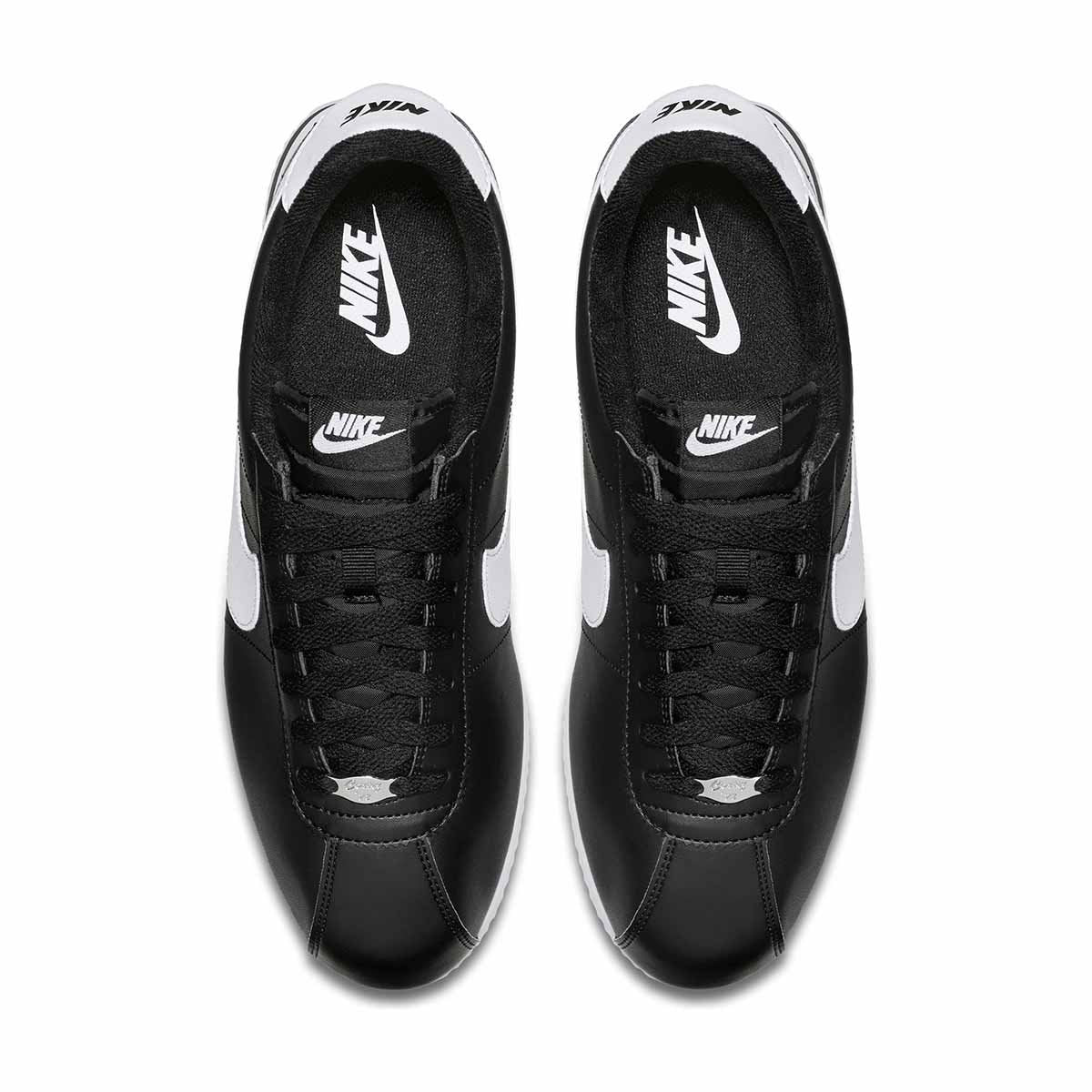 Shop Men's Nike Cortez Basic Nylon Shoe (Black)