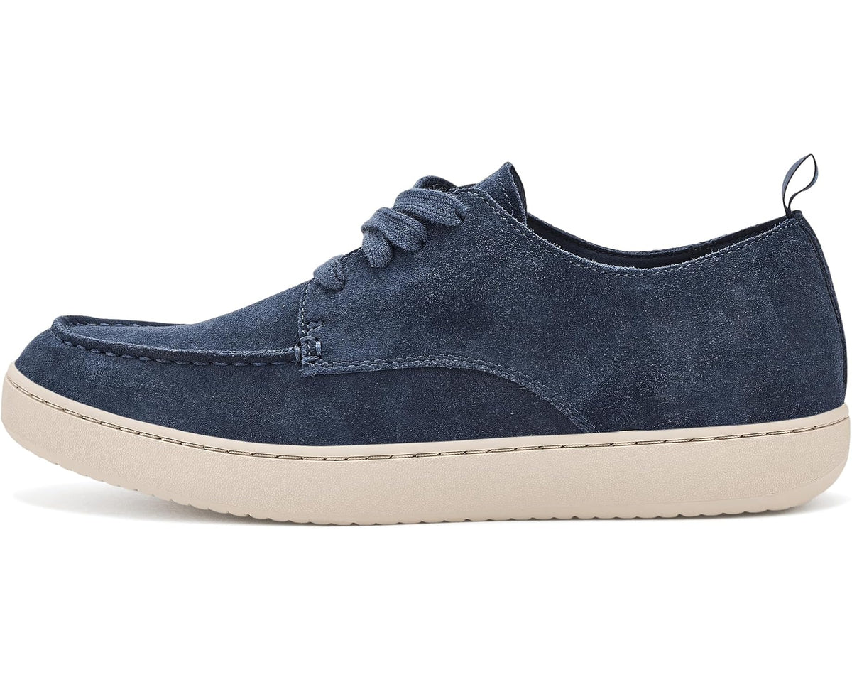 Men's FitFlop Craft-Q Suede Moc Derby Shoes Midnight Navy