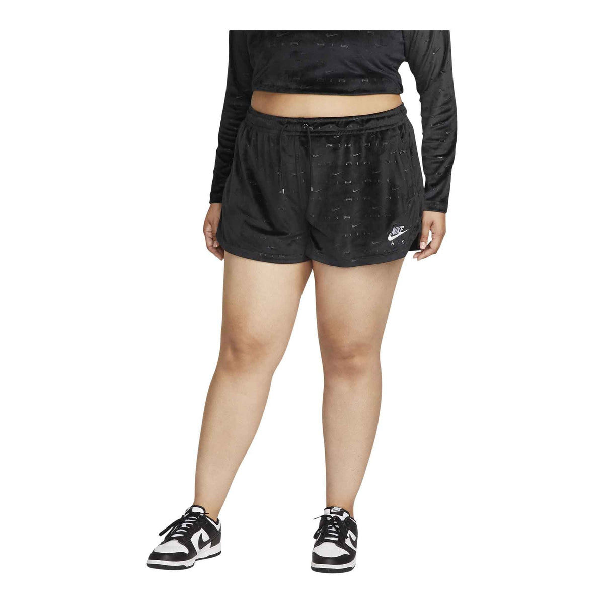 Nike Air Women's Velour Mid-Rise Shorts