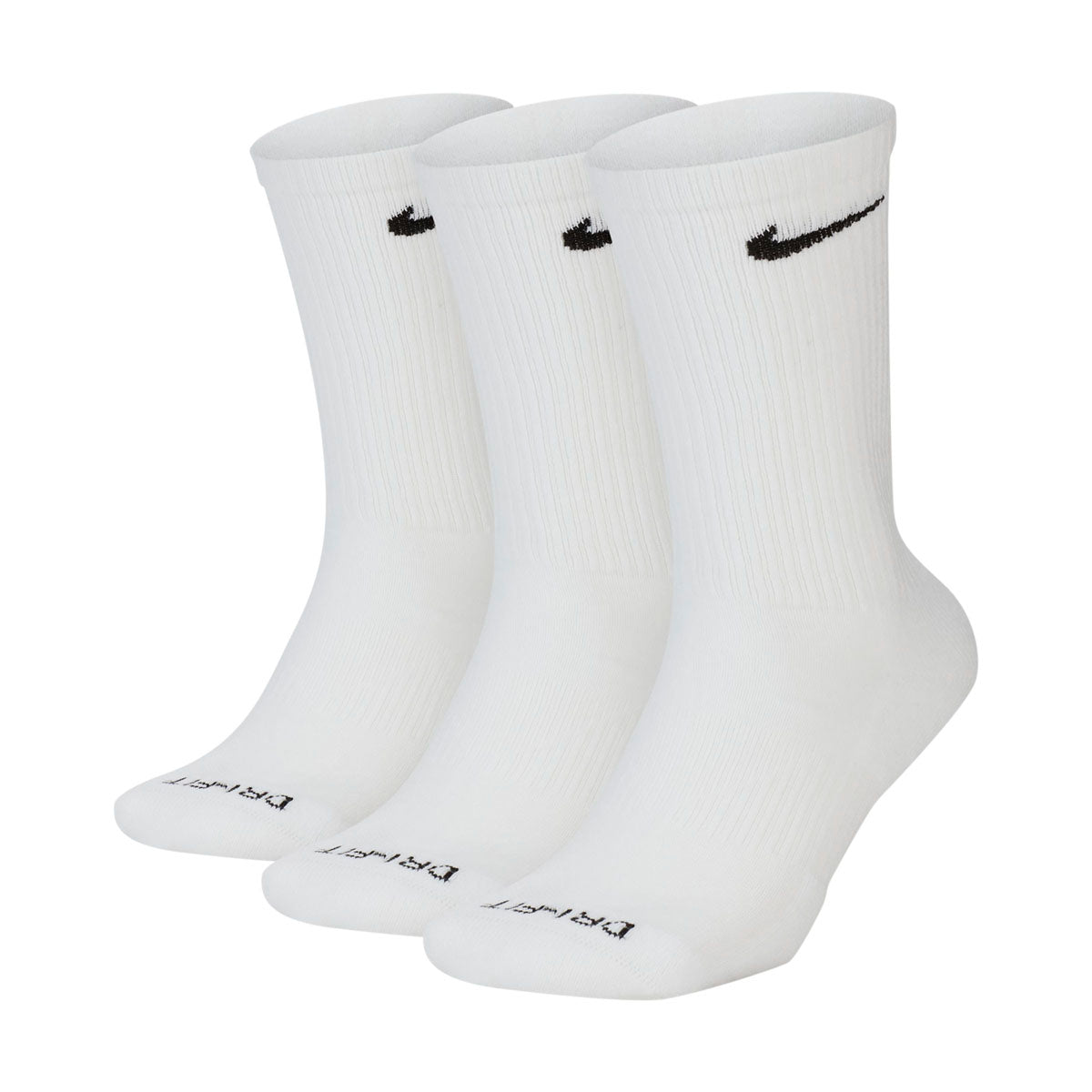 Nike Everyday Plus Cushioned Socks 3 Pairs (White)