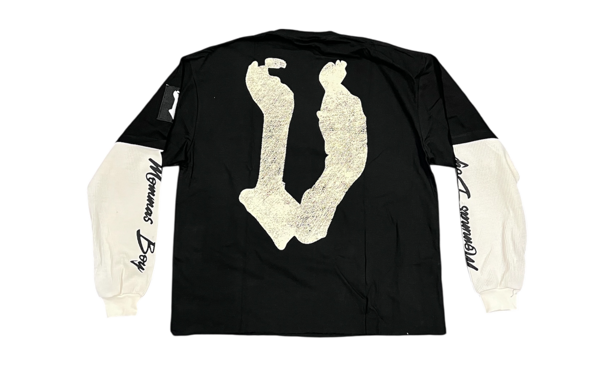 Premium Black Cream Thermal Long Sleeve T-Shirt
