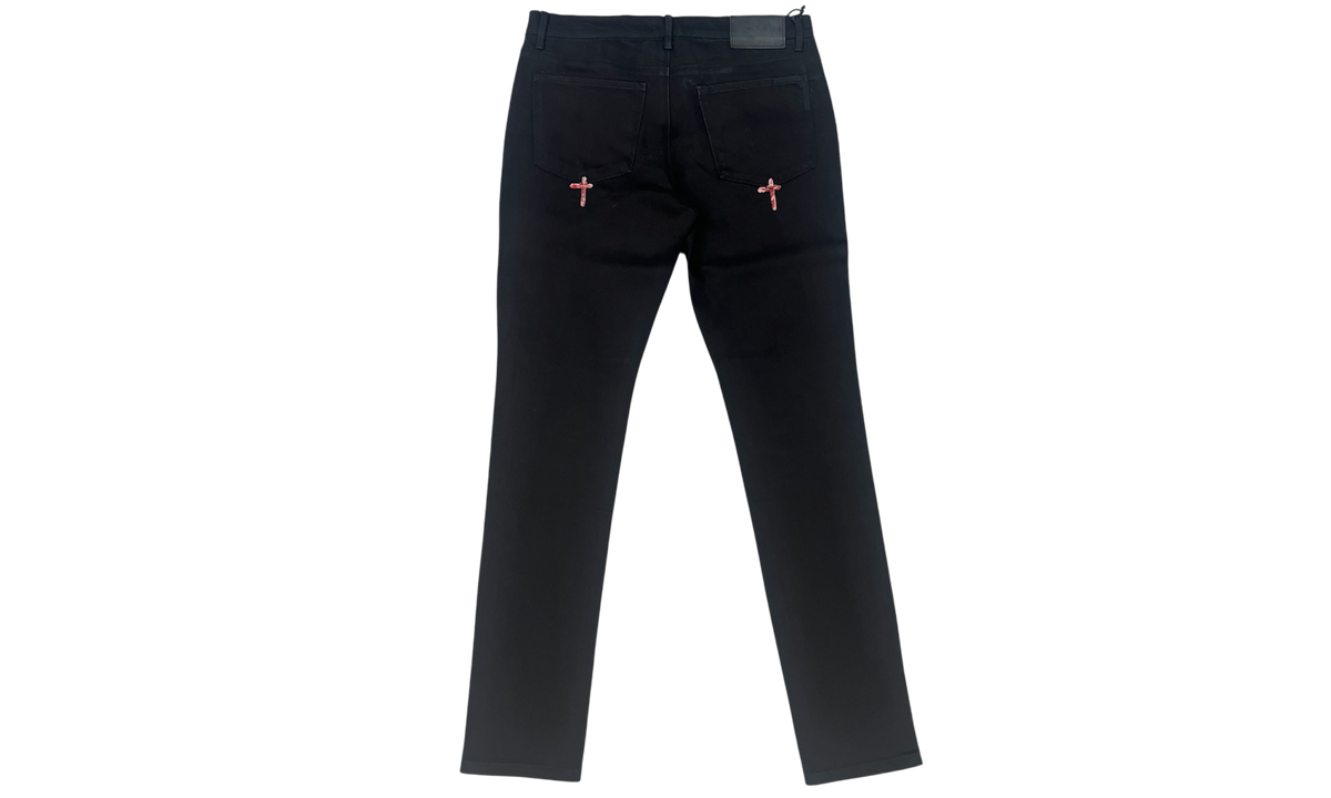 Premium Black Red Jeans