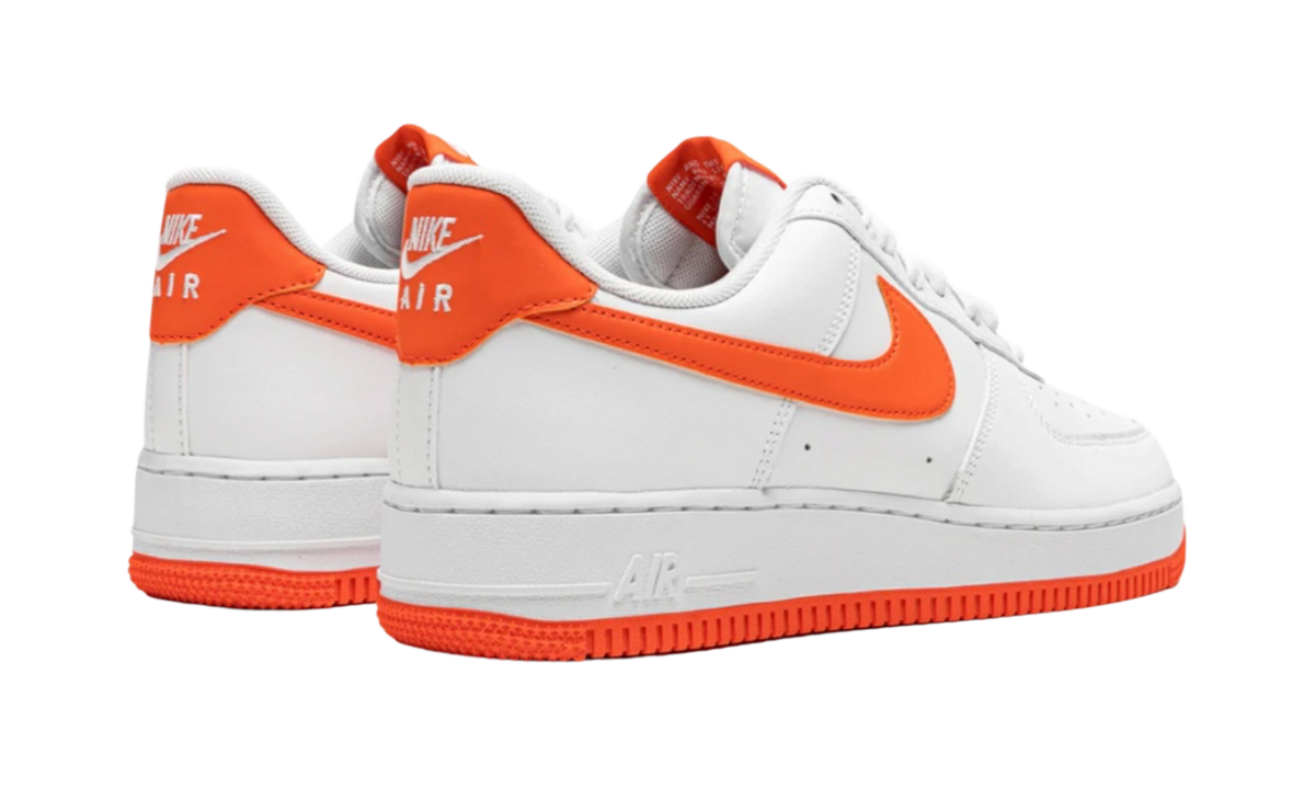 Premium White Orange Low-Top Fashion Essential