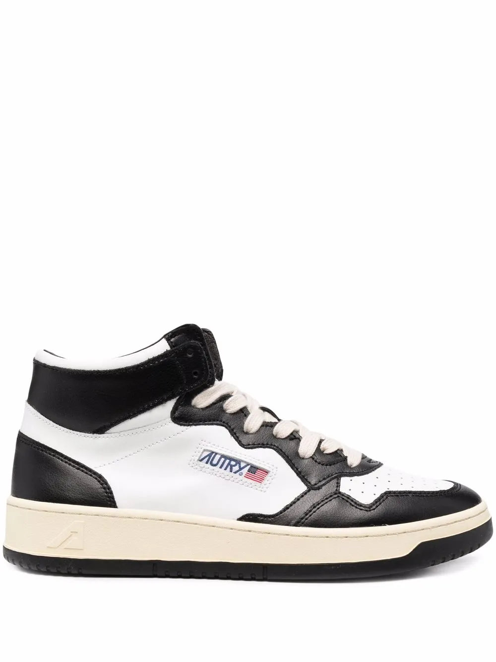 Autry Medalist Colour-Block High-Top Sneakers