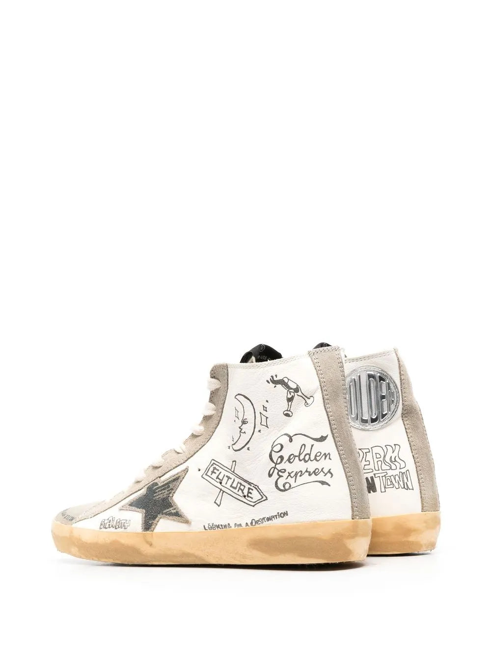 Golden Goose Francy Journey-Print High-Top