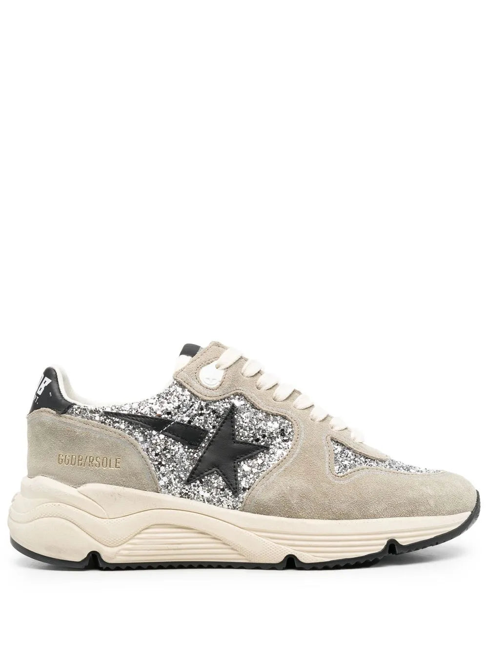 Golden Goose Running Sole Glitter-Embellished