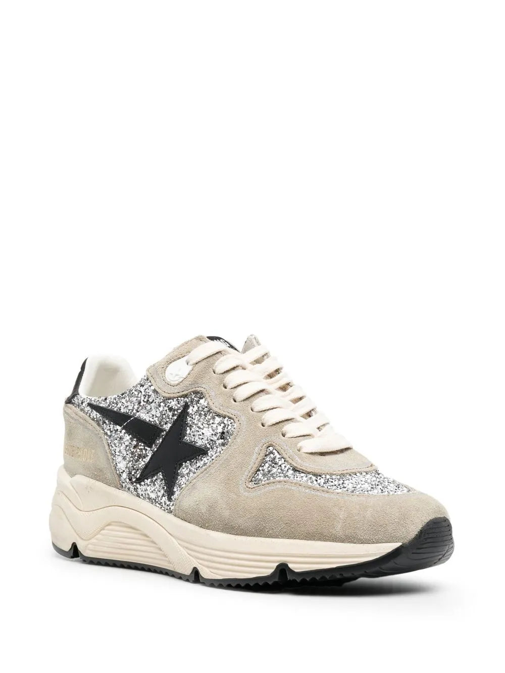 Golden Goose Running Sole Glitter-Embellished