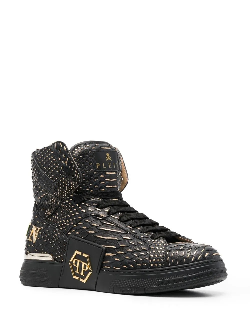 Philipp Plein Snakeskin-Effect High-Top