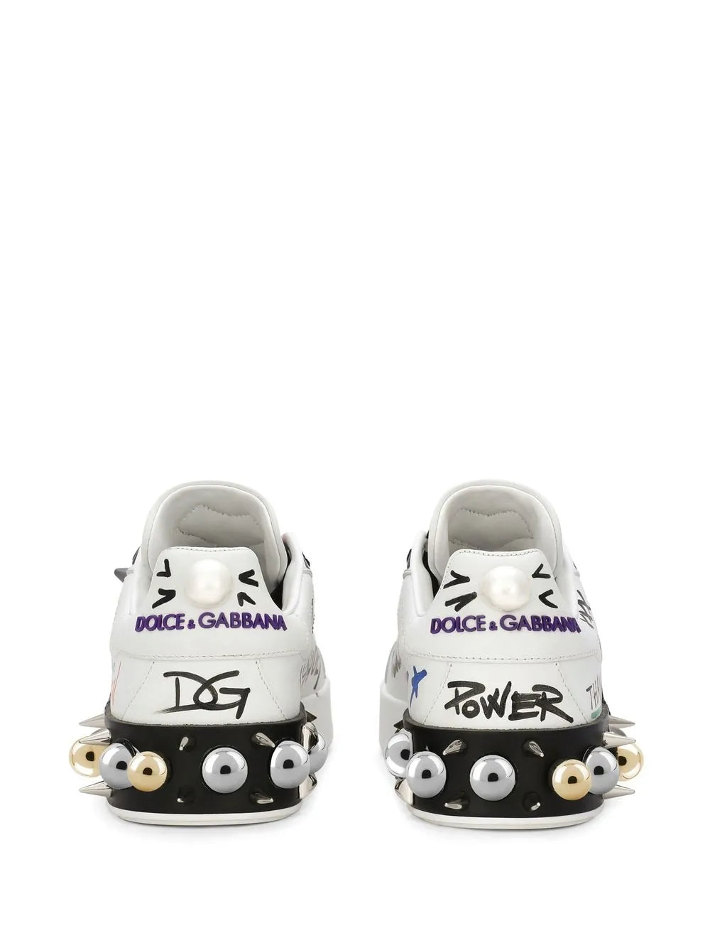 Dolce & Gabbana Portofino Patch-Detail Leather