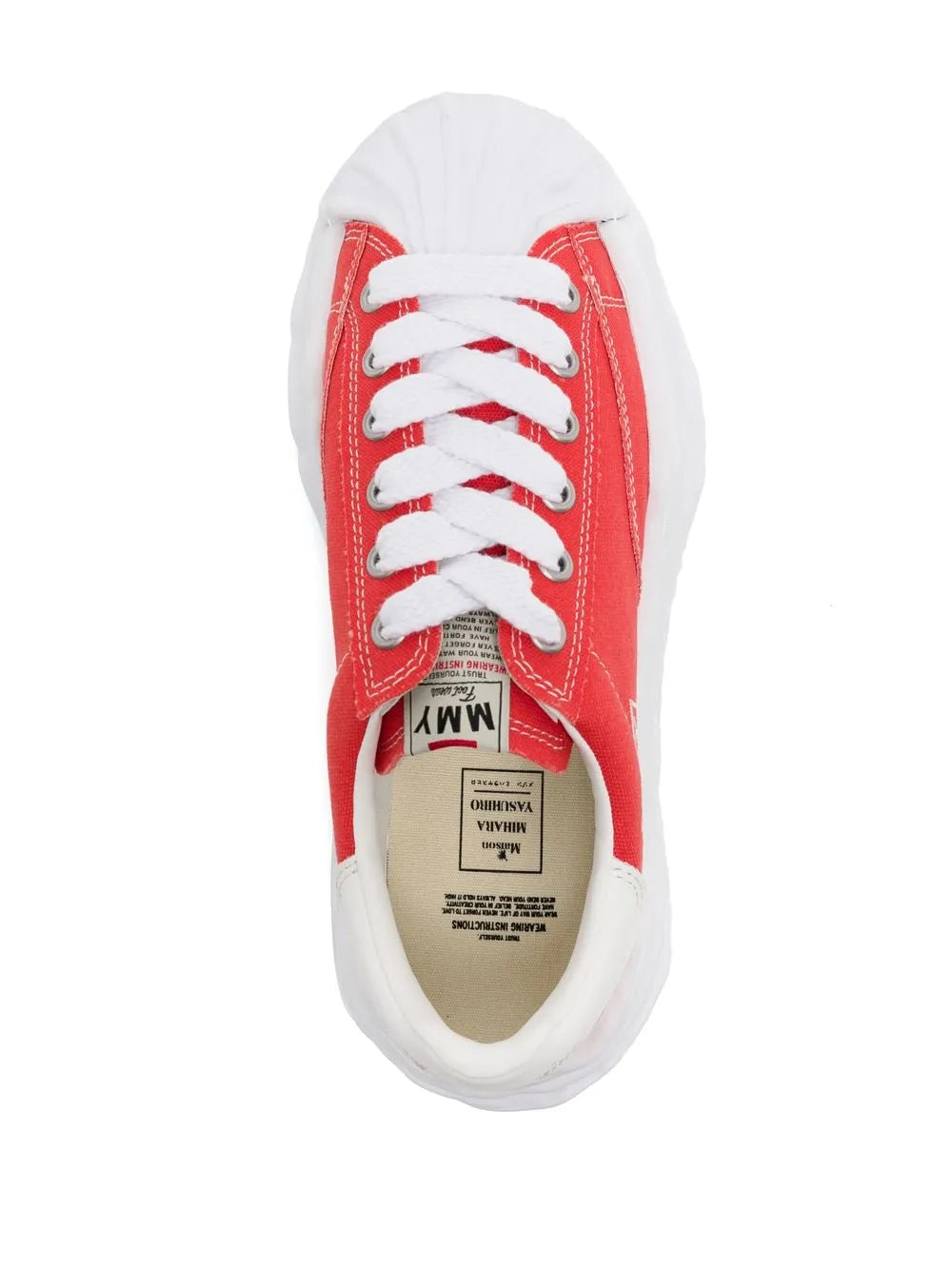 Maison MIHARA YASUHIRO Ridged-Trim Low-Top