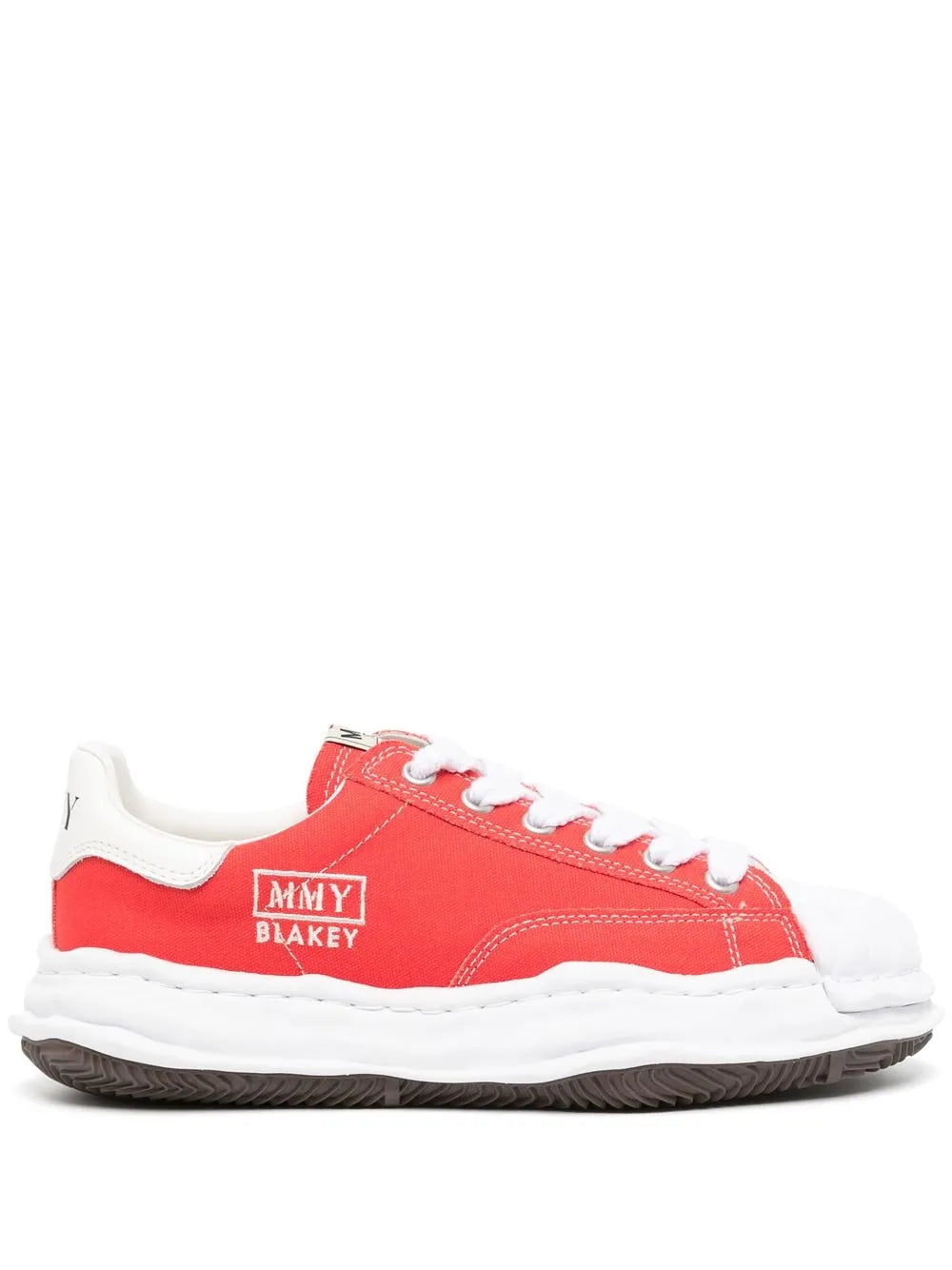 Maison MIHARA YASUHIRO Ridged-Trim Low-Top