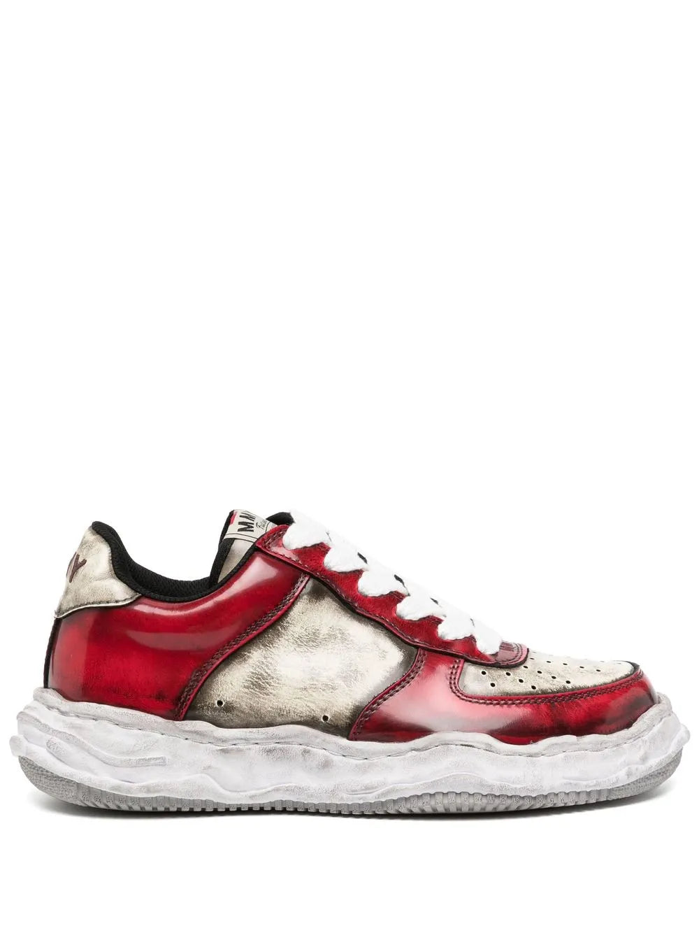 Maison MIHARA YASUHIRO Wayne Distressed Low-Top