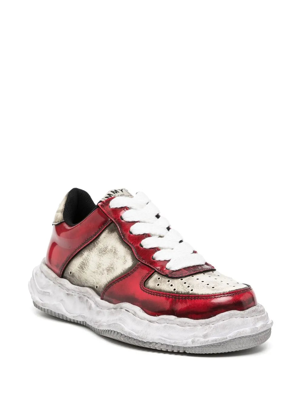 Maison MIHARA YASUHIRO Wayne Distressed Low-Top