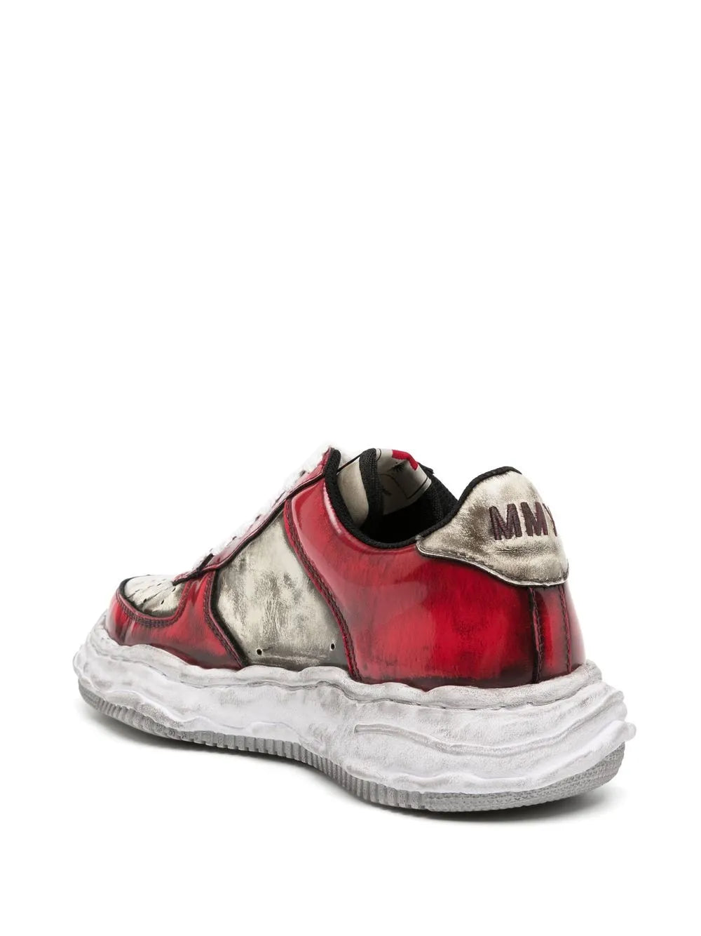 Maison MIHARA YASUHIRO Wayne Distressed Low-Top
