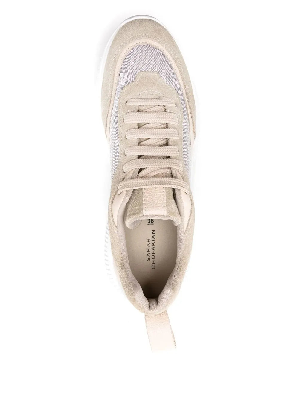 Sarah Chofakian Bell Panelled Low-Top