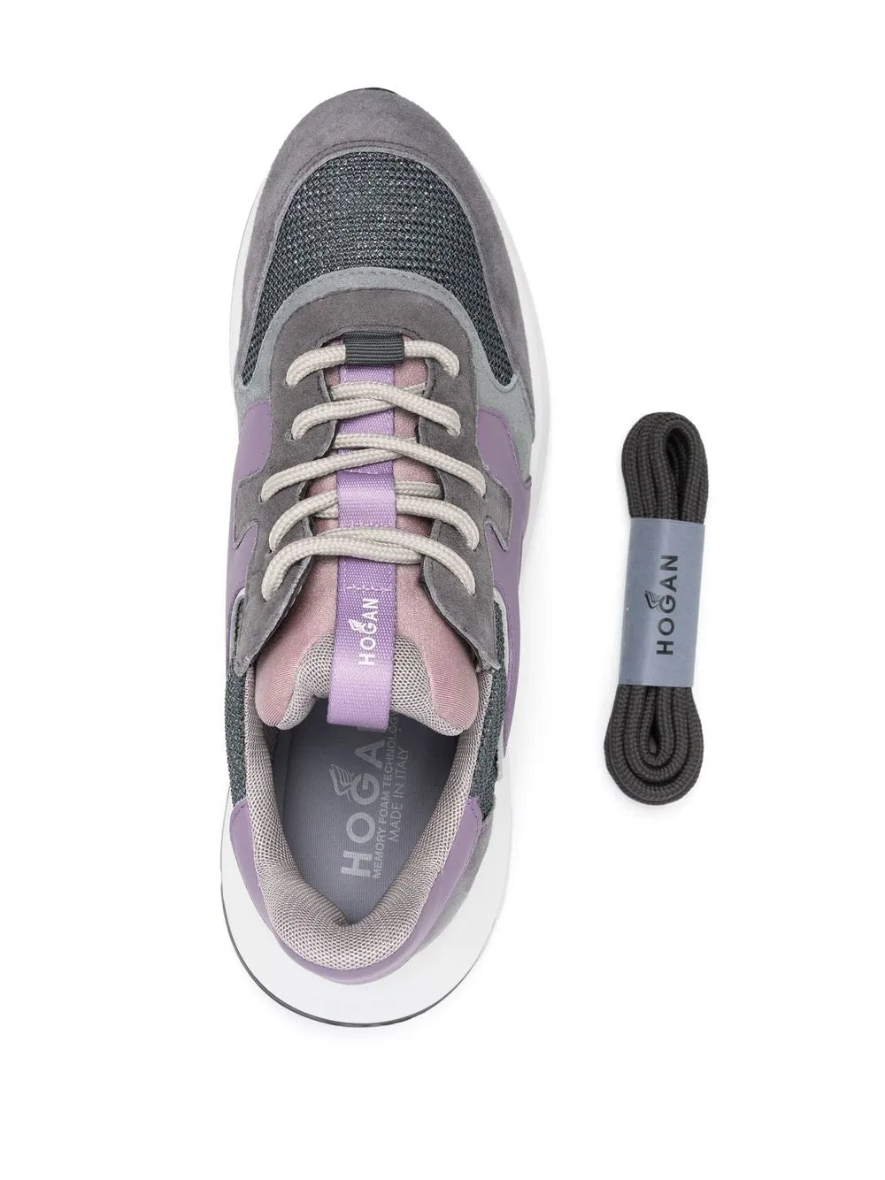 Hogan Panelled Lace-Up