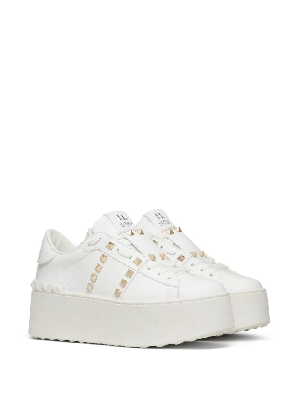 Valentino Garavani Rockstud Untitled Leather Flatform