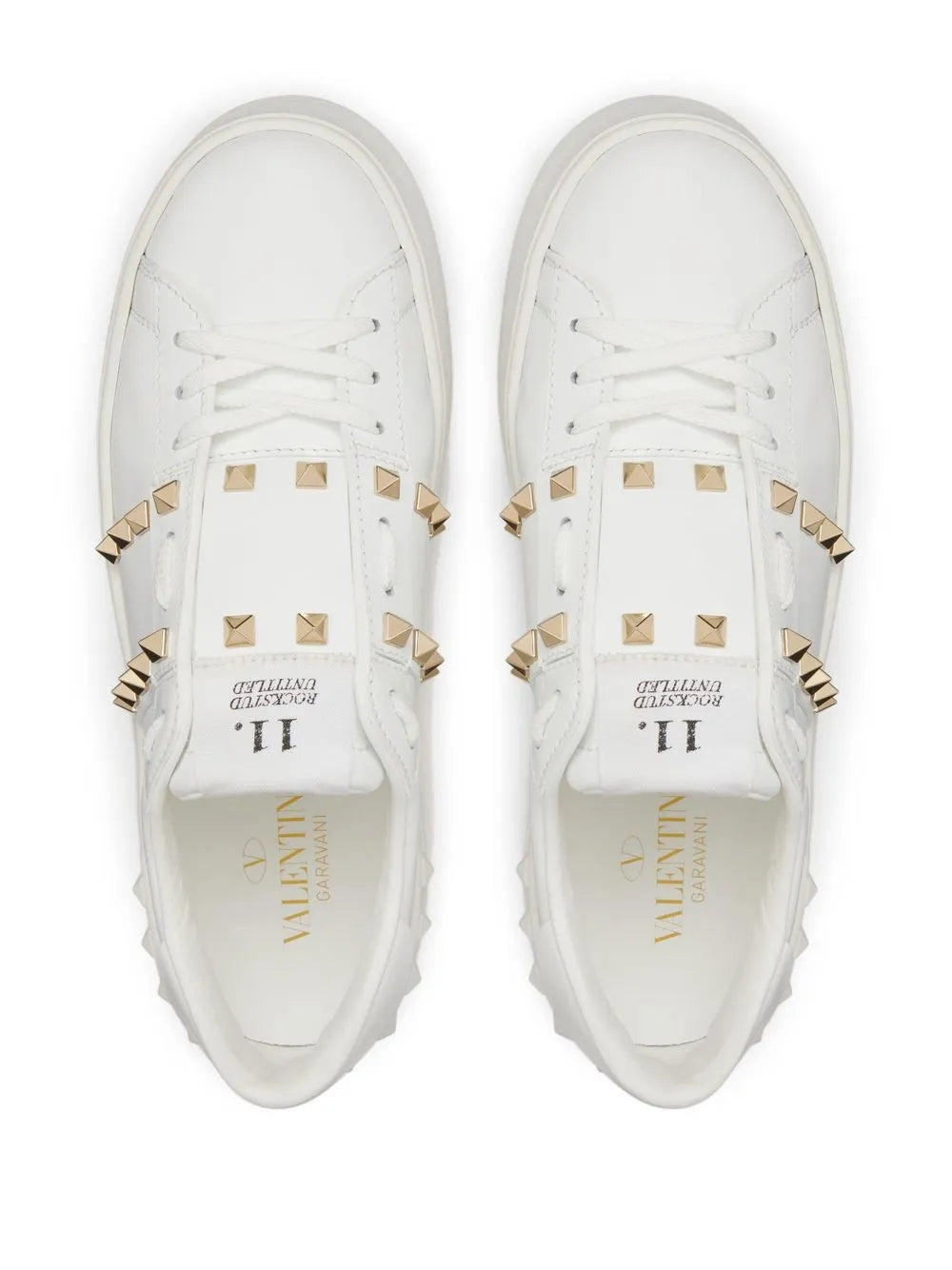Valentino Garavani Rockstud Untitled Leather Flatform
