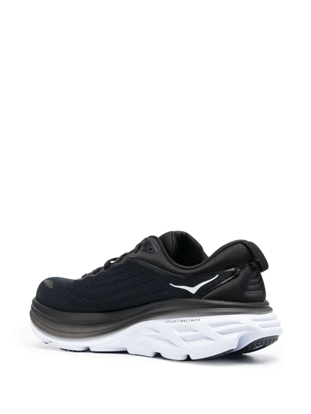 HOKA Bondi 8 Logo-Print Lace-Up