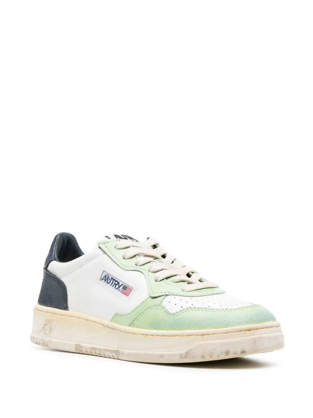 Autry Medalist Colour-Block Low-Top