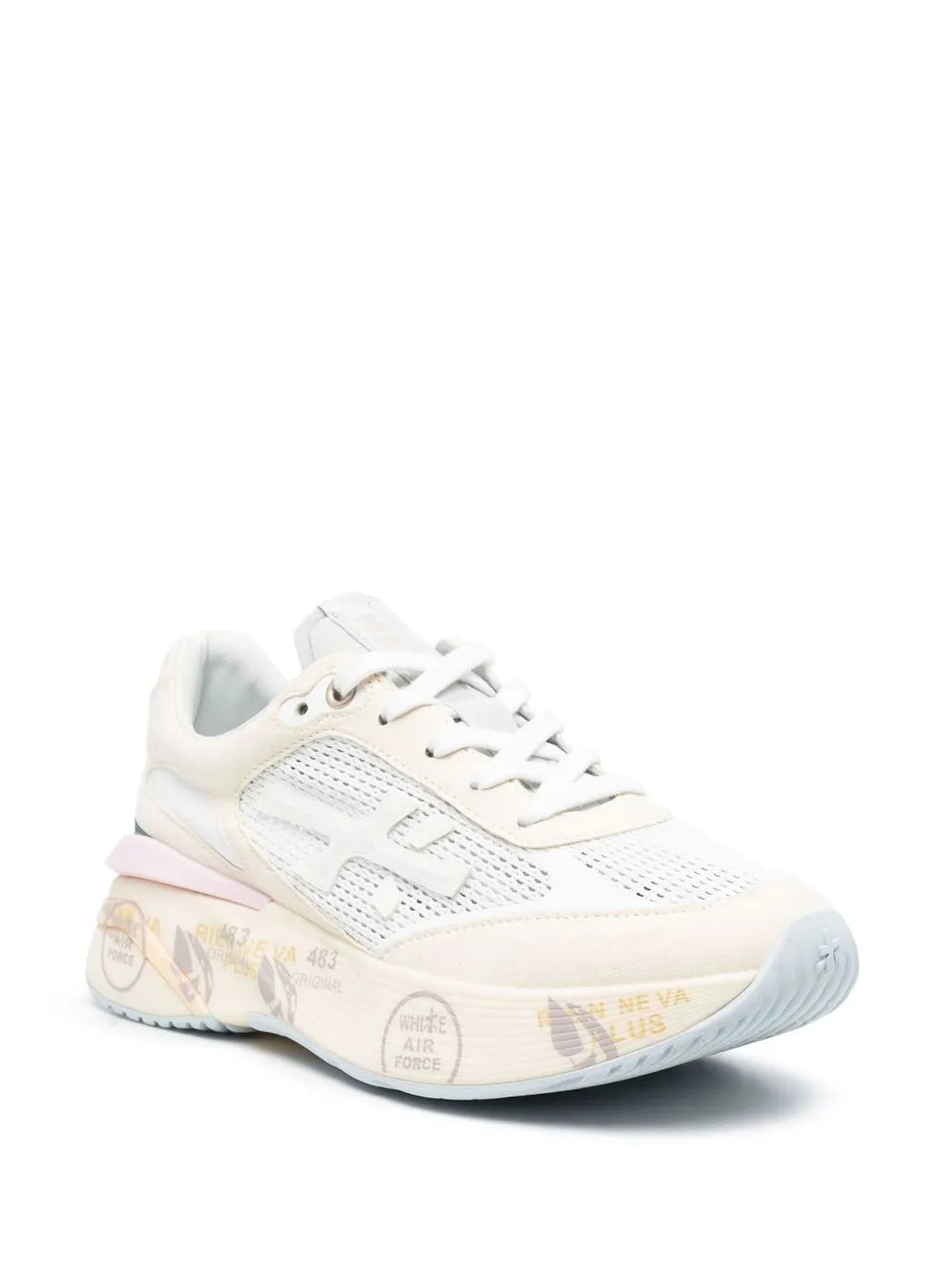 Premiata Logo-Patch Lace-Up