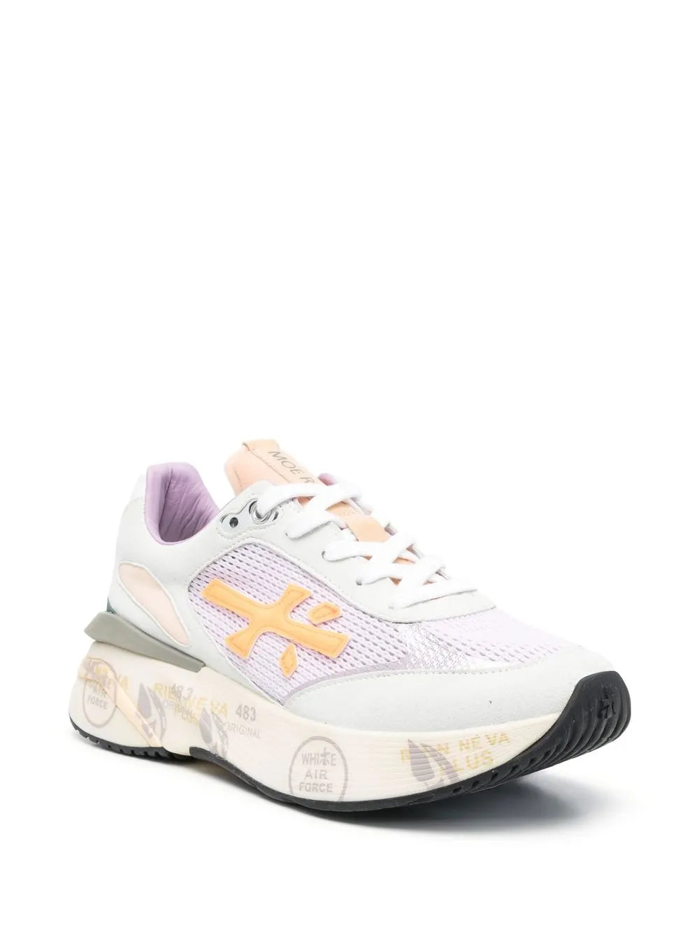 Premiata Logo-Patch Lace-Up