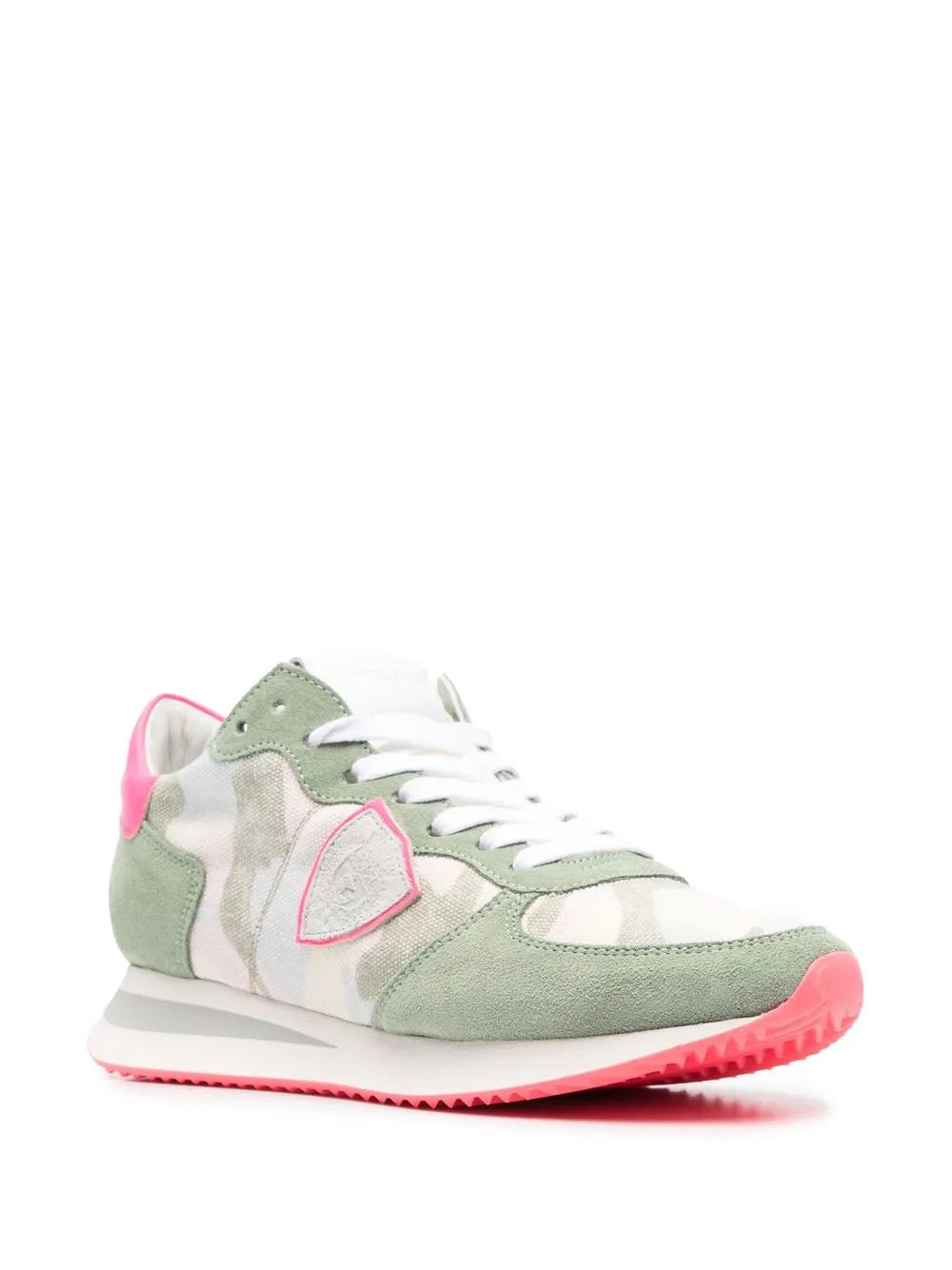 Philippe Model Paris Camouflage-Pattern Suede