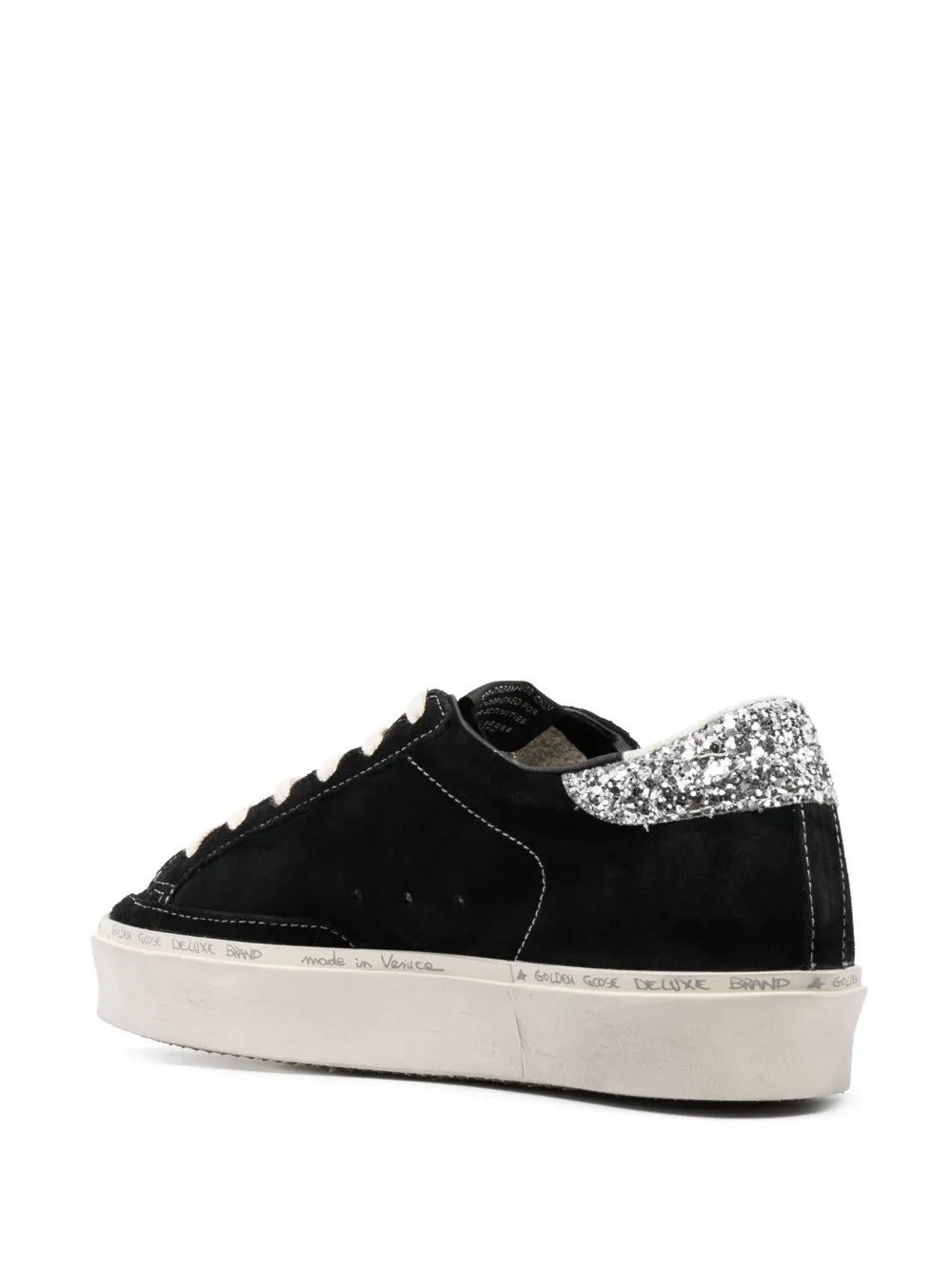 Golden Goose Hi Star Glitter Suede