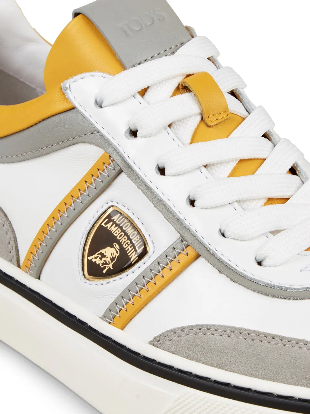 Tod's Automobili Lamborghini Logo-Debossed Low-Top
