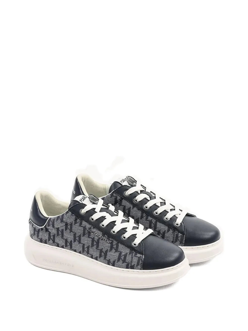 Karl Lagerfeld Monogram Jacquard Sneakers