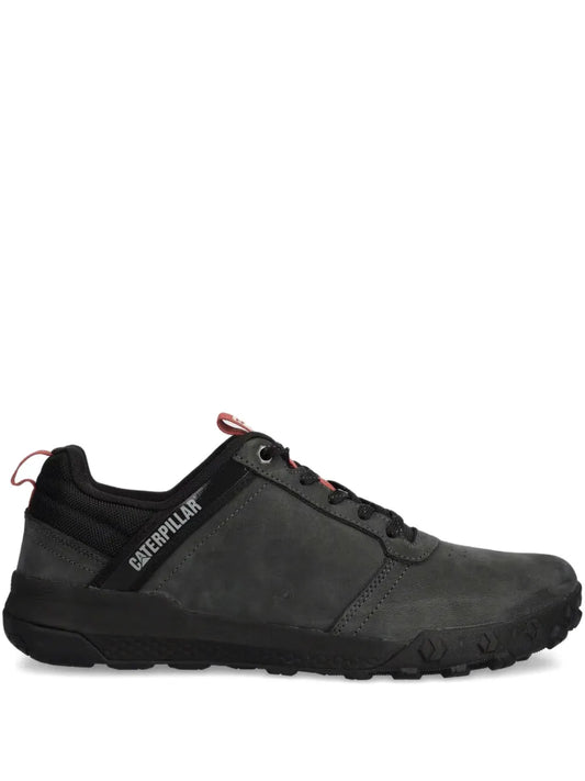 Caterpillar Lace-Up Panelled Trainers