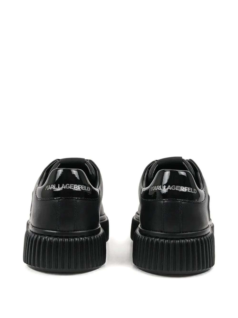 Karl Lagerfeld Embossed Logo Platform Sneakers