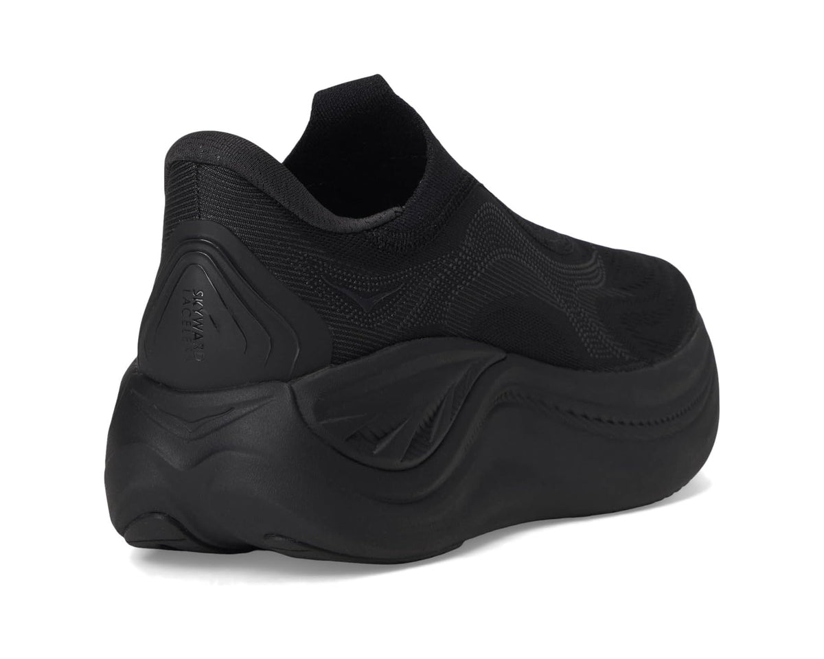 Men's Hoka Skyward Laceless Black/Black