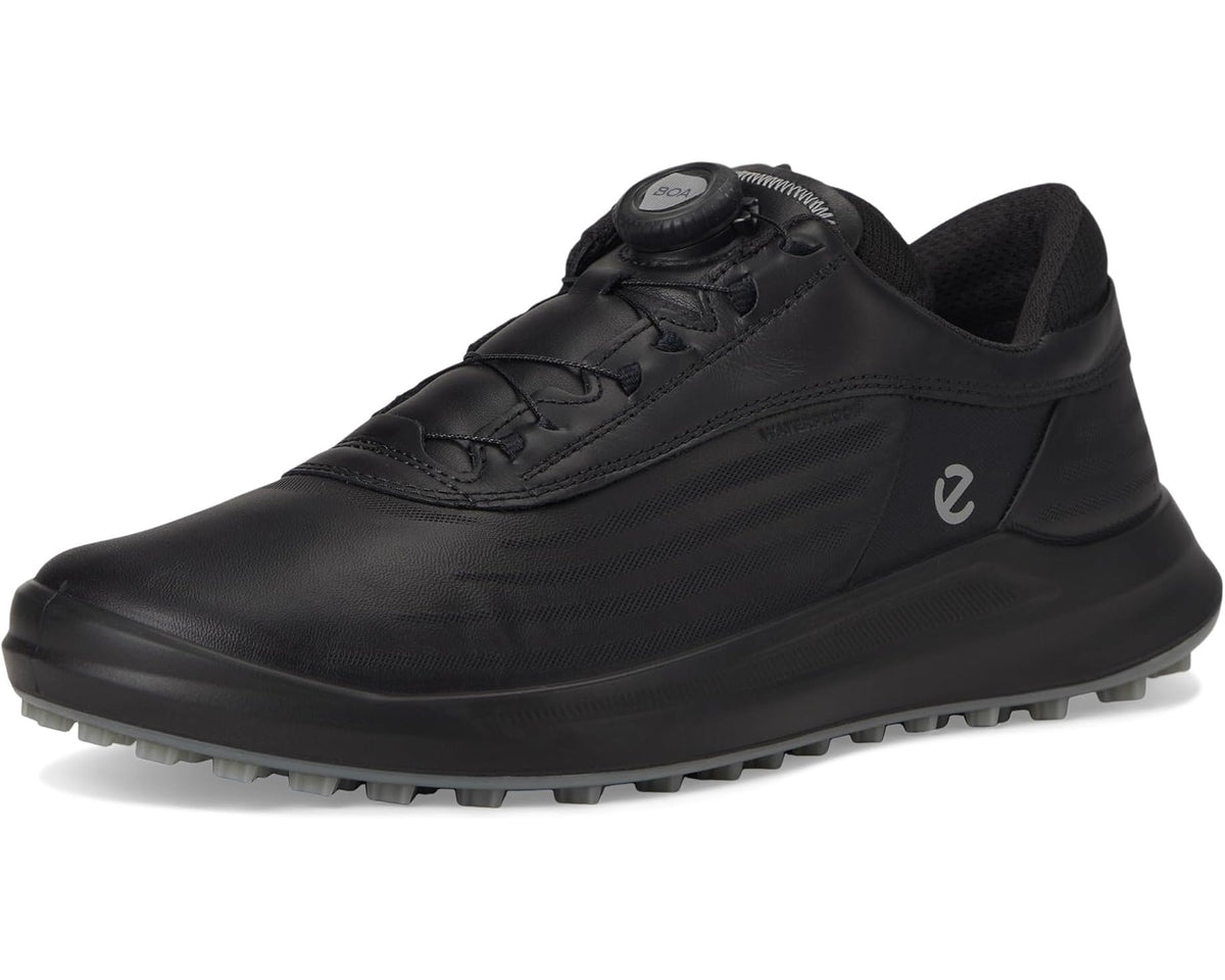 Men's ECCO Golf Core BOA Waterproof Golf Shoe Black