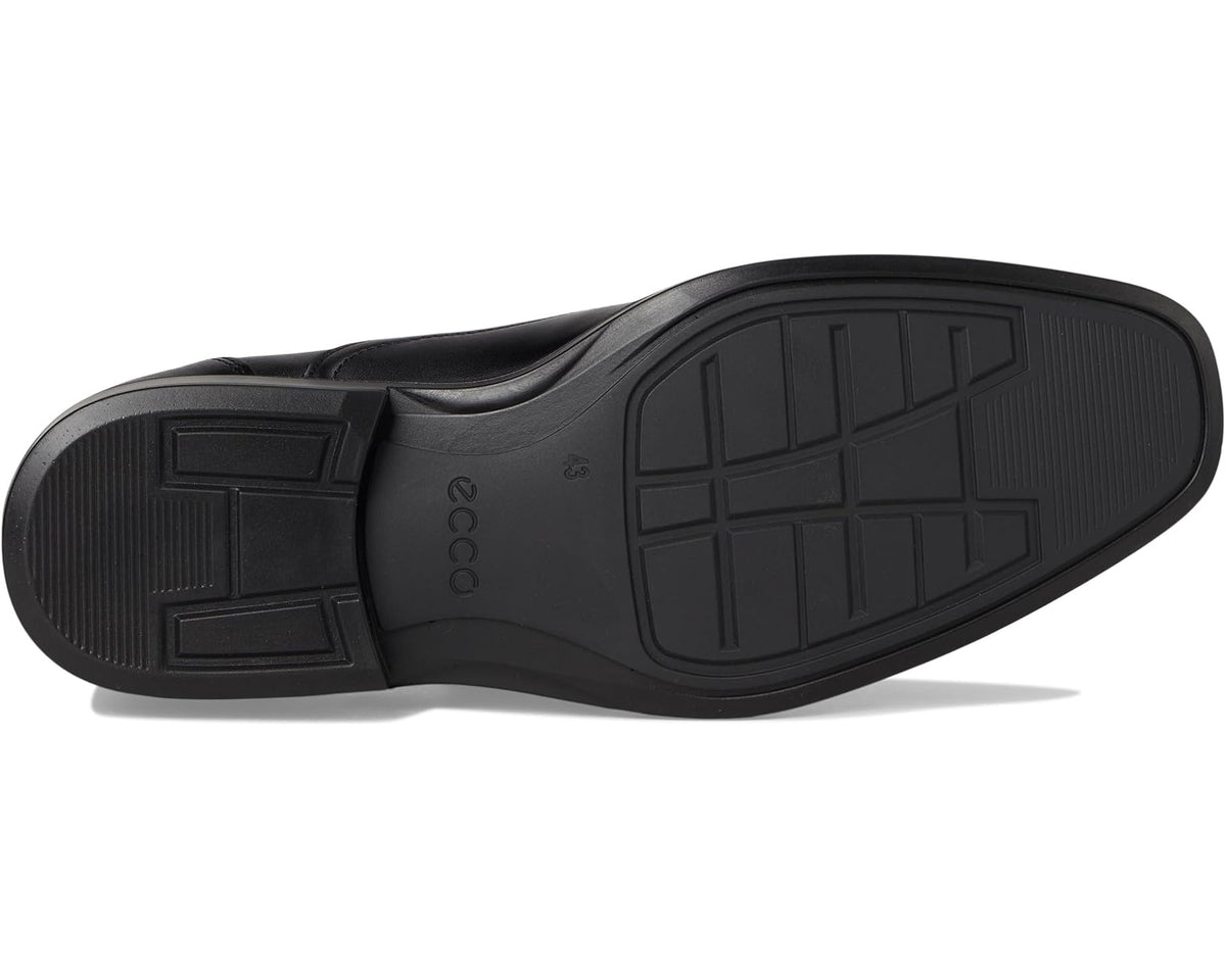 Men's ECCO Milan Plain Toe Slip On Loafers Black