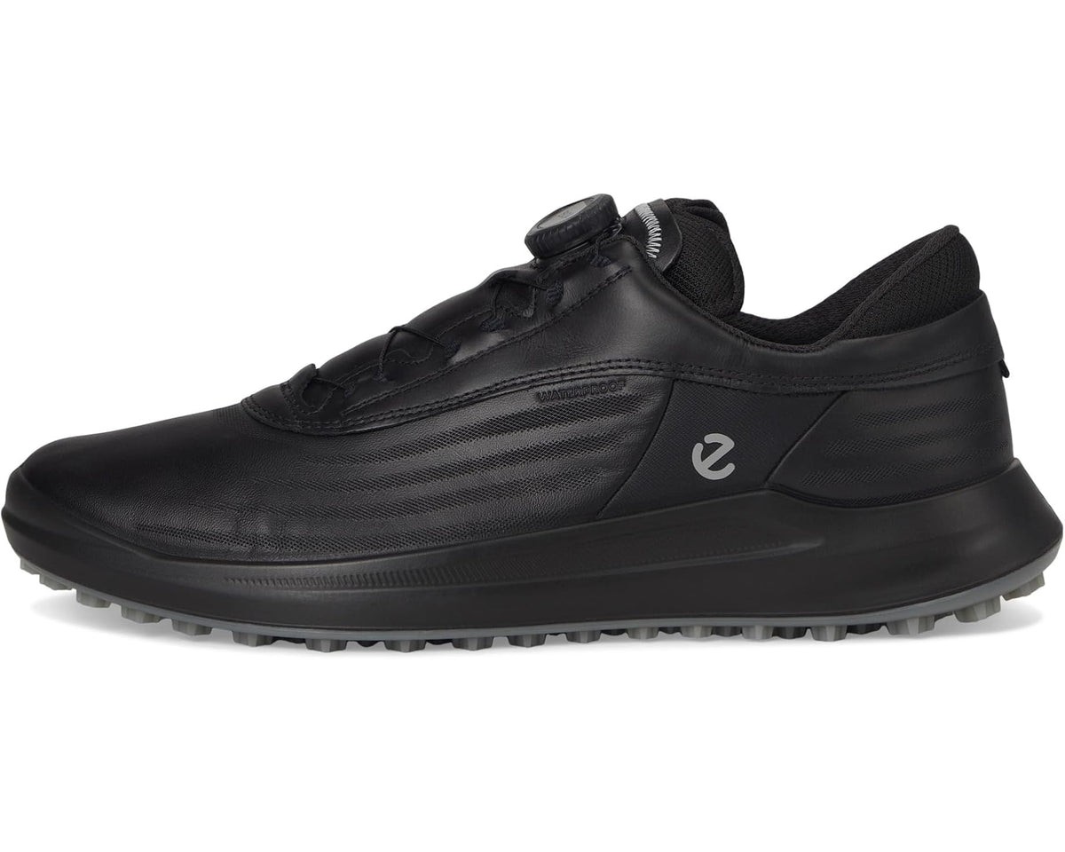 Men's ECCO Golf Core BOA Waterproof Golf Shoe Black